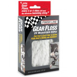 Finish Line Gear Floss, 20 pieces per clam-shell