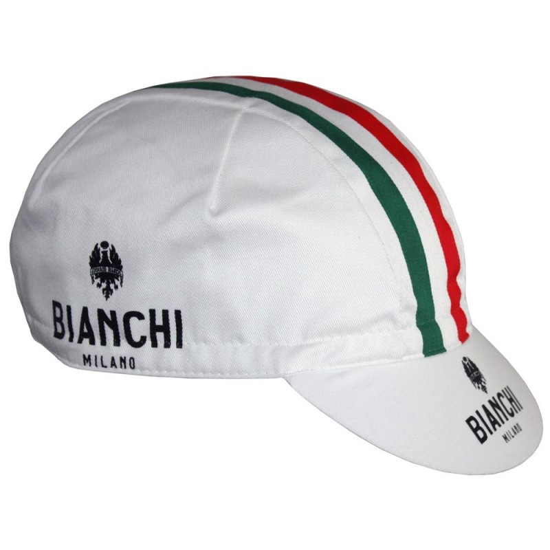 Bianchi Neon White Cotton Cap - Marrey Bikes