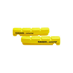 SRAM Brake Pads Road yellow by SwissStop for Carbon Rims