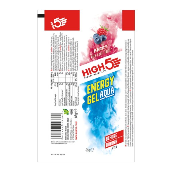 High Five Energy AquaGel 20 Pack , Berry